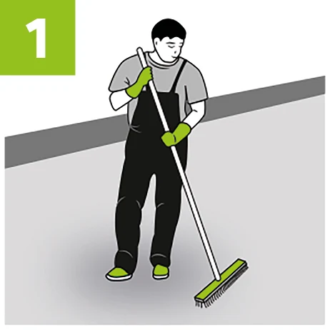 Oczyszczenie powierzchni przed aplikowaniem gumy w płynie