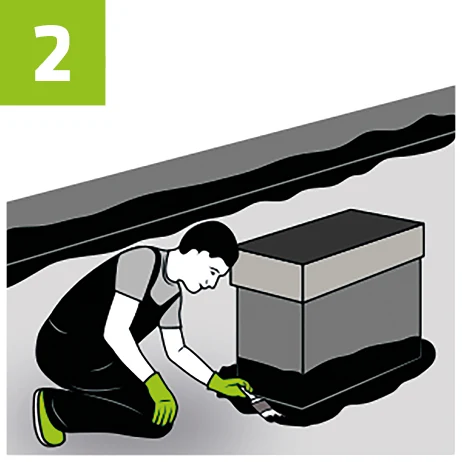 Paskowanie przed izolacją gumy w płynie