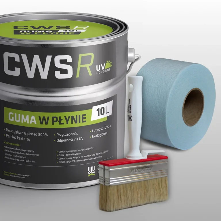 Zestaw naprawczy do dachu płaskiego - Guma w Płynie CWS R